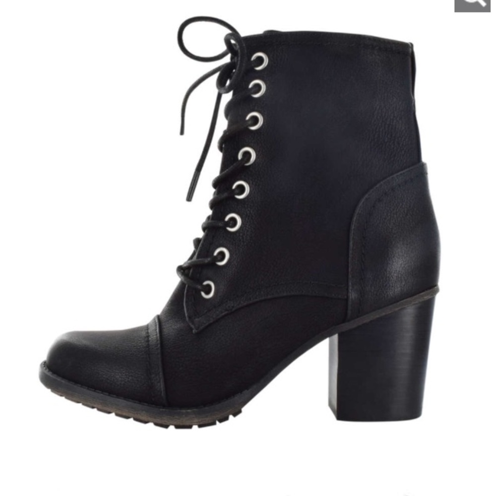 Combat styled boots